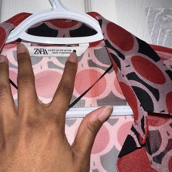 Zara transparent blouse - Picture 2 of 2